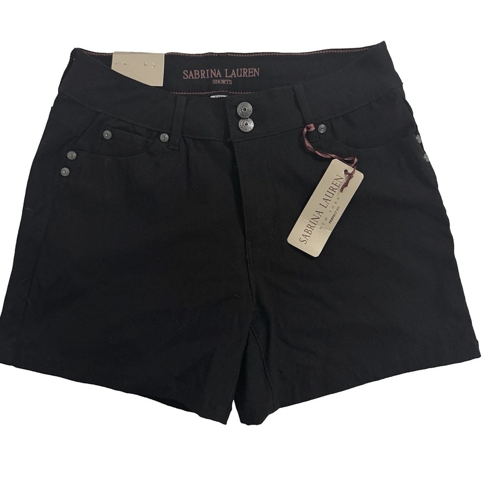 Sabrina Lauren Shorts NWT Women's 12P Perfect Fit Ultra Soft Stretch Boyfriend